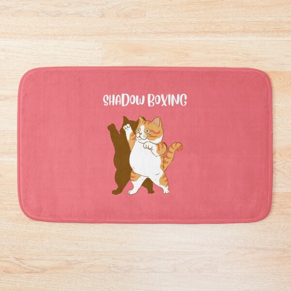 Item preview, Shadow boxing, ginger and white cat designed and sold by BritishDelights.