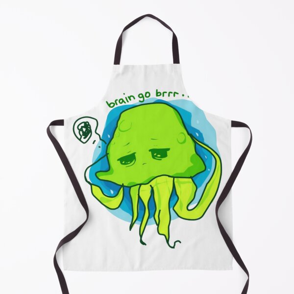 Item preview, Brain Go Brrr Tired Jellyfish designed and sold by Bohepa.