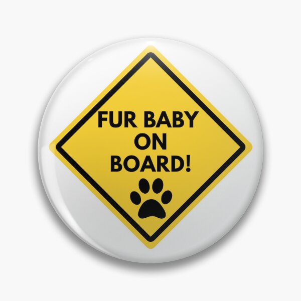 Item preview, FUR BABY ON BOARD! (paw) designed and sold by tatiananori.