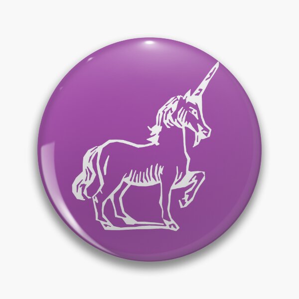Item preview, White medieval Unicorn designed and sold by lapin-agile.
