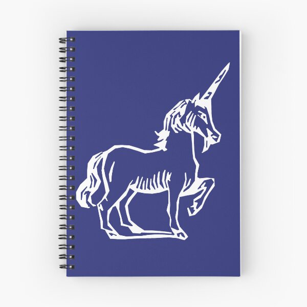 Item preview, White medieval Unicorn designed and sold by lapin-agile.