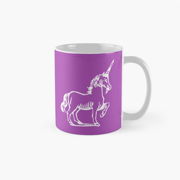Item preview, White medieval Unicorn designed and sold by lapin-agile.