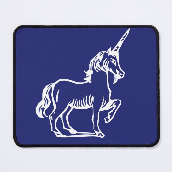 Item preview, White medieval Unicorn designed and sold by lapin-agile.