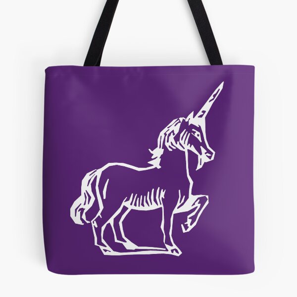 Item preview, White medieval Unicorn designed and sold by lapin-agile.