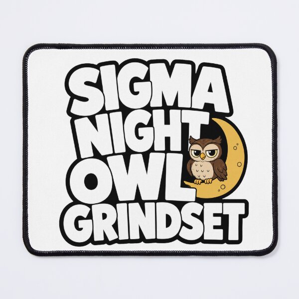 Item preview, Funny Owl Sticker | Sigma Night Owl Grindset | Gen Z Owl Meme Gift designed and sold by Gremlin Hours.