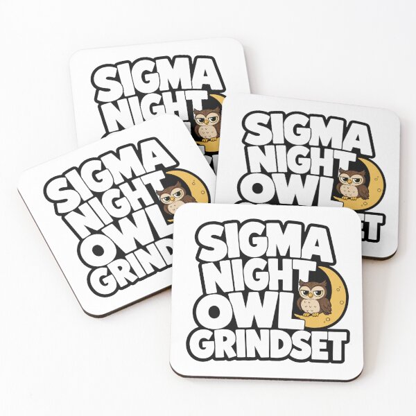 Item preview, Funny Owl Sticker | Sigma Night Owl Grindset | Gen Z Owl Meme Gift designed and sold by Gremlin Hours.