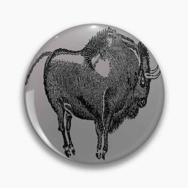 Artikelvorschau, Höhlenmalereien von Bisons entworfen und verkauft von Ashton Hall Clothing Company .
