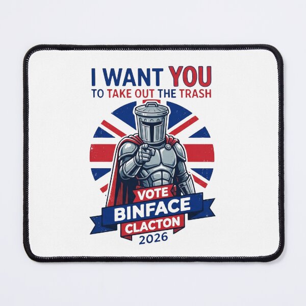 Item preview, Vote Binface Take Out The Trash Campaign Art designed and sold by HamadaArtivio1.