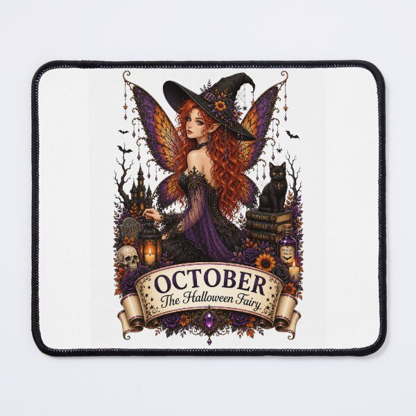 Item preview, October Halloween Fairy Gothic Fantasy designed and sold by RoPrincess.