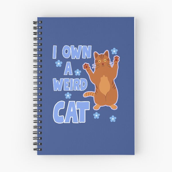 Item preview, I own a weird cat, crazy ginger cat designed and sold by BritishDelights.