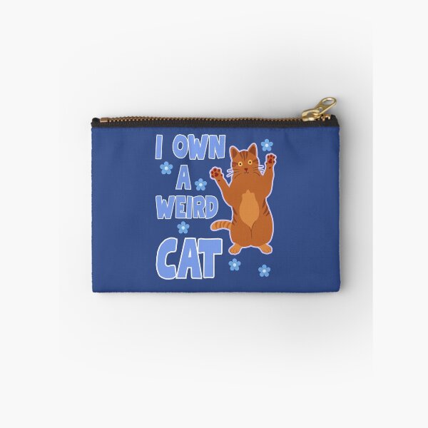 Item preview, I own a weird cat, crazy ginger cat designed and sold by BritishDelights.