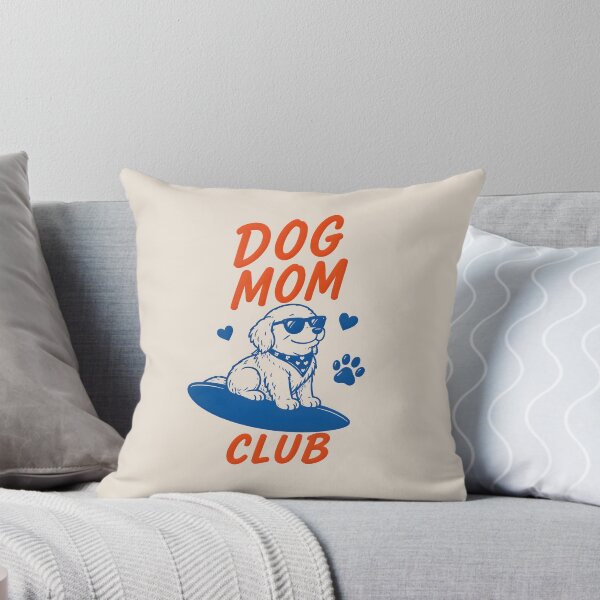 Item preview, Dog Mom Club Vintage Retro Dog Lover T-Shirt designed and sold by PixelForge11.
