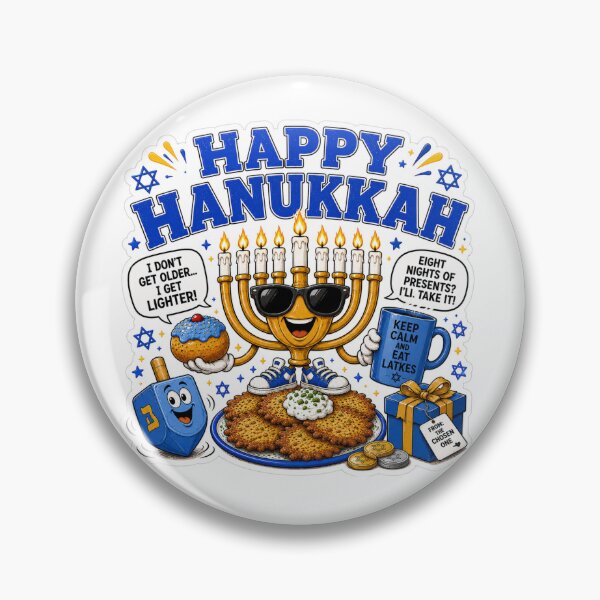 Item preview, Happy Hanukkah designed and sold by LewpyG.