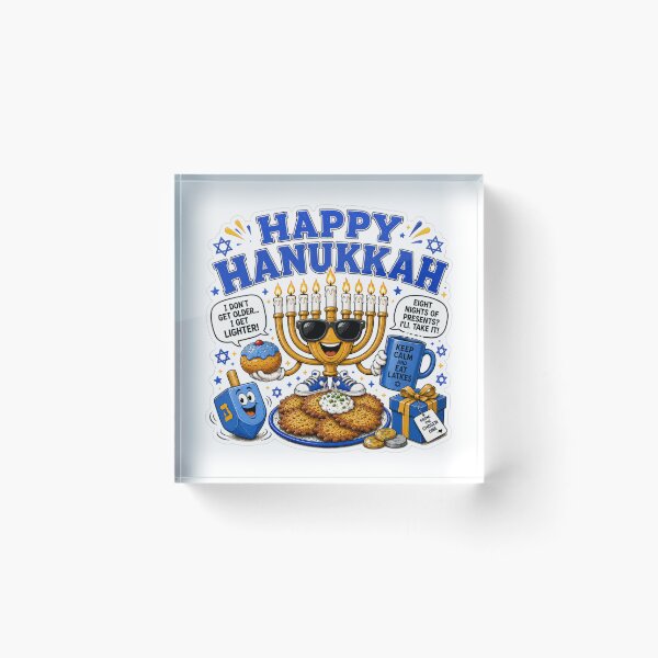 Item preview, Happy Hanukkah designed and sold by LewpyG.