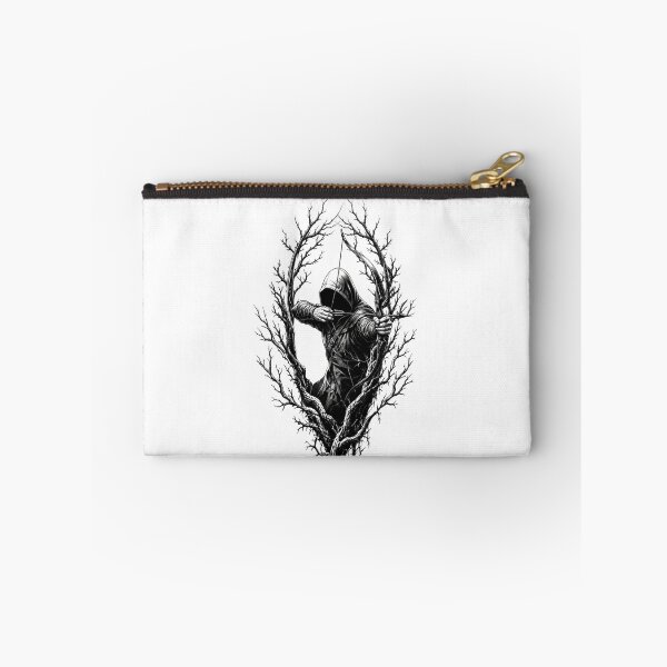 Item preview, Dark Forest Archer Fantasy Silhouette Art designed and sold by RoyalDeluxGo.