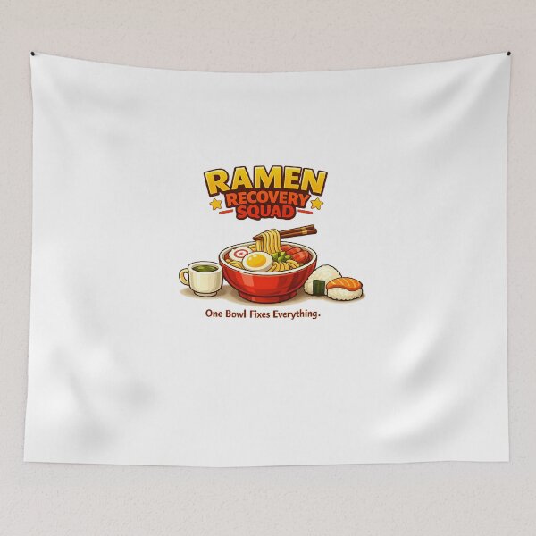 Item preview, Ramen Recovery Squad – Kawaii Comfort Food Design designed and sold by Ripoubsb.