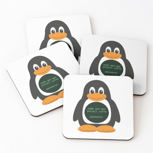 Item preview, Copy of sudo apt-get install coffe black designed and sold by Ctrl+Alt+Store.