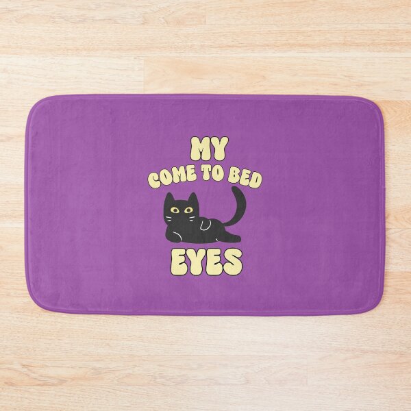 Item preview, My come to bed eyes, sassy black cat designed and sold by BritishDelights.