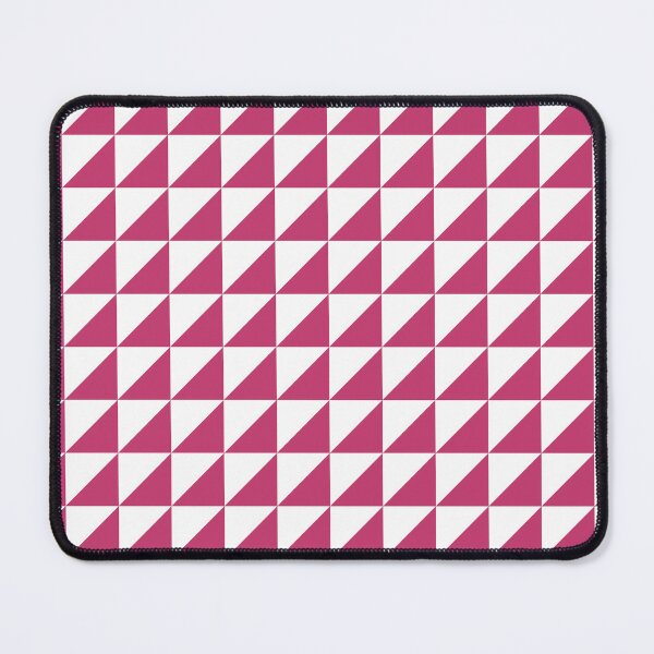 Item preview, White And Magenta Triangle Mosaic Pattern designed and sold by pattern-archive.