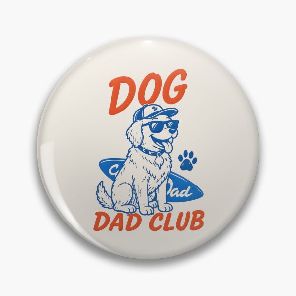 Artikelvorschau, Vintage-Retro-T-Shirt für Hundeliebhaber des Dog Dad Club entworfen und verkauft von PixelForge11.