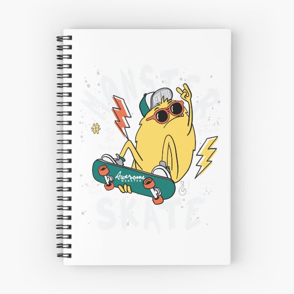 Item preview, Awesome Monster Skateboard Cartoon | Cool Skater Character Streetwear Design designed and sold by Rogue Heart Collective™.
