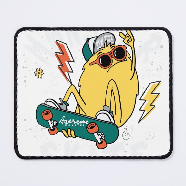 Item preview, Awesome Monster Skateboard Cartoon | Cool Skater Character Streetwear Design designed and sold by Rogue Heart Collective™.
