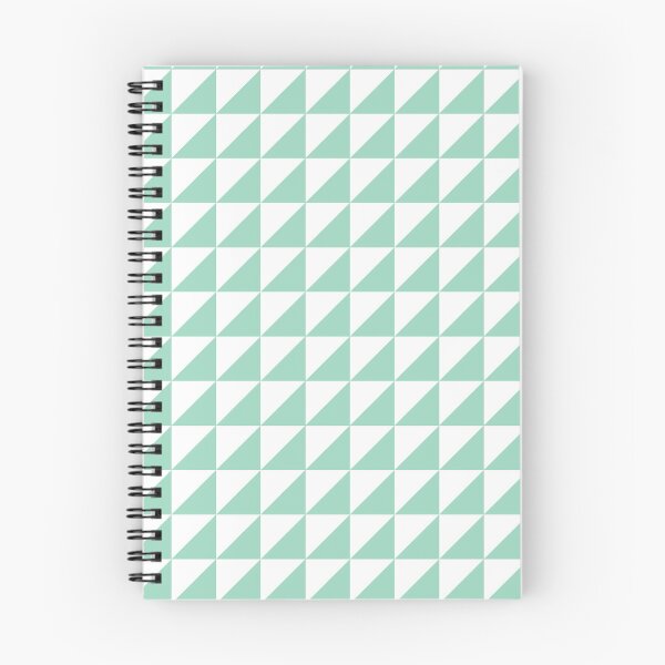 Item preview, White And Mint Triangle Mosaic Pattern designed and sold by pattern-archive.