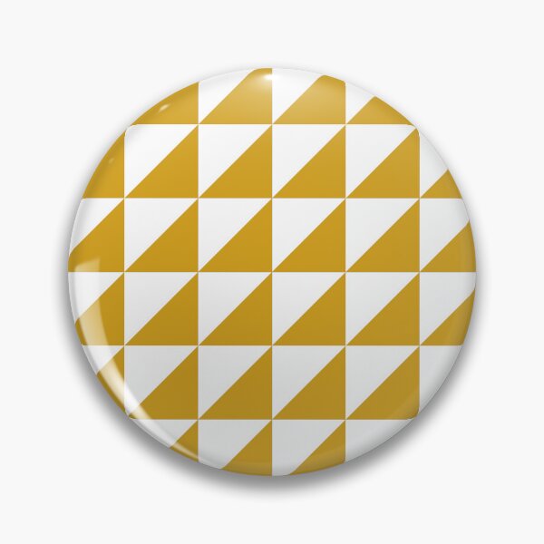 Item preview, White And Mustard Triangle Mosaic Pattern designed and sold by pattern-archive.