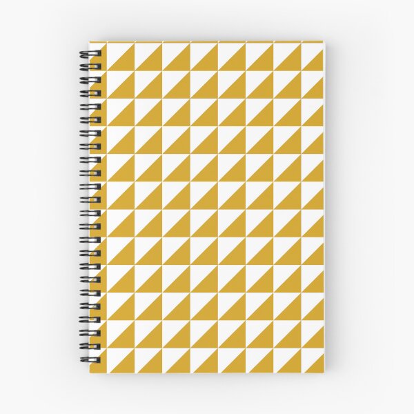 Item preview, White And Mustard Triangle Mosaic Pattern designed and sold by pattern-archive.
