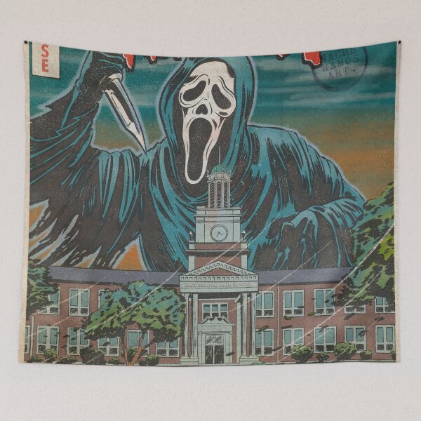 Item preview, Stab-Scream (Fan Art movie poster Vintage Comic) designed and sold by Nache Ramos.