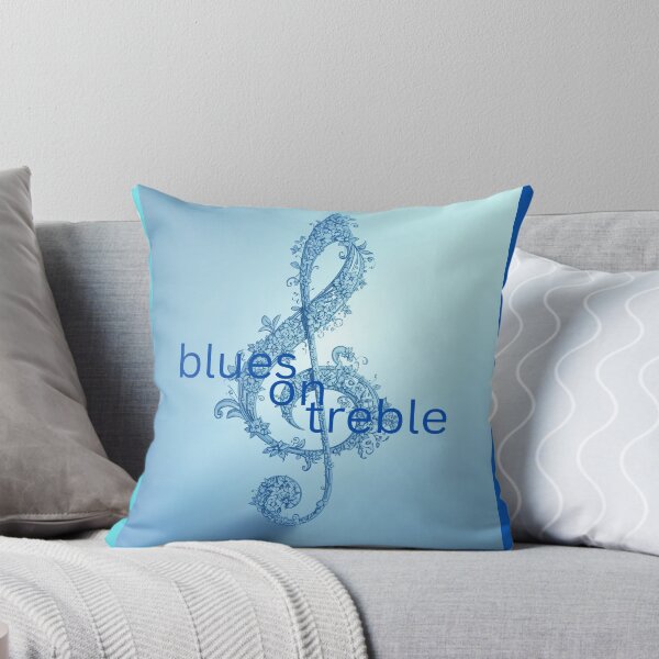 Item preview, Blues On Treble Clef designed and sold by BrightrDayMusicArt.