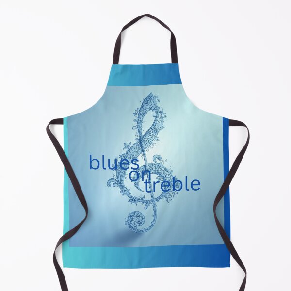 Item preview, Blues On Treble Clef designed and sold by BrightrDayMusicArt.