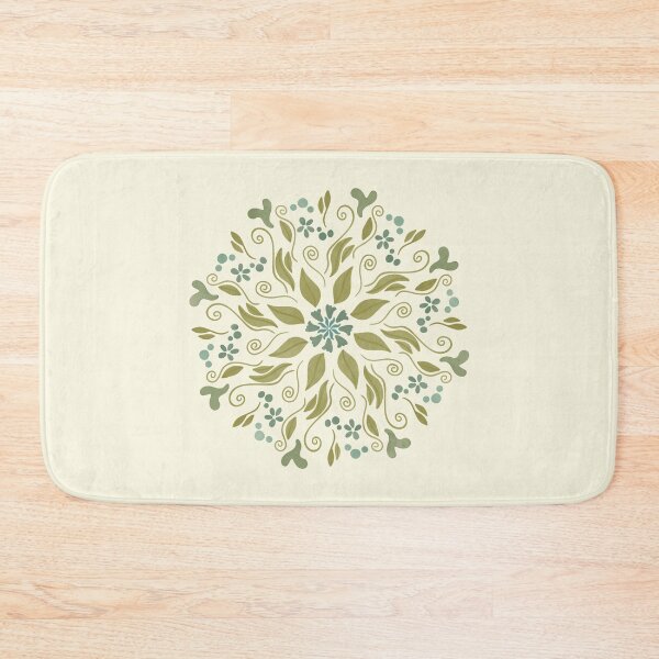 Item preview, Hand-Drawn Scandinavian Folk Art Mandala designed and sold by WEBiC-ART Creative Studio.