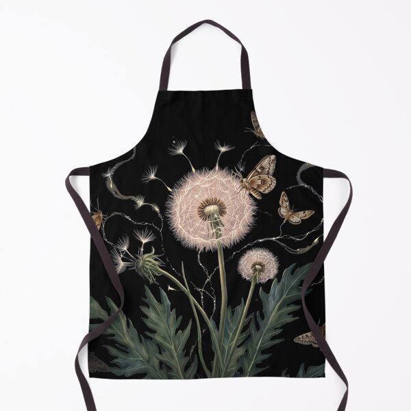 Item preview, Mystical Dandelion and Moths in a Glowing Night Garden designed and sold by ezuldeen48.