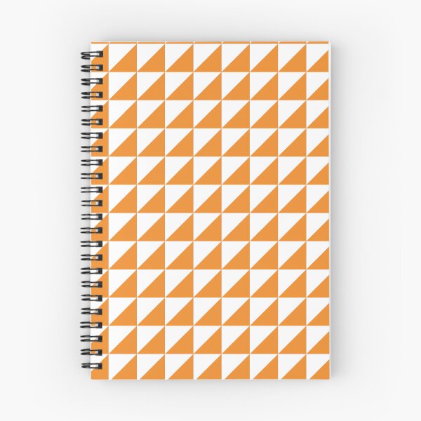 Item preview, White And Orange Triangle Mosaic Pattern designed and sold by pattern-archive.