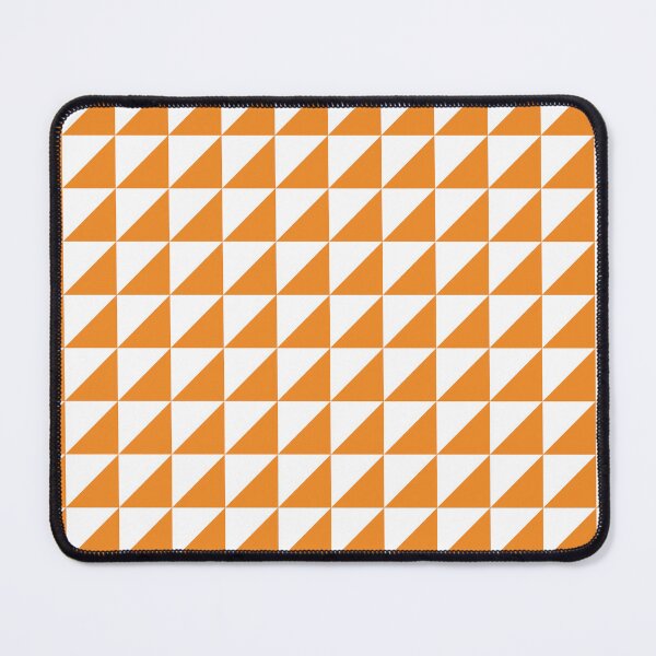 Item preview, White And Orange Triangle Mosaic Pattern designed and sold by pattern-archive.