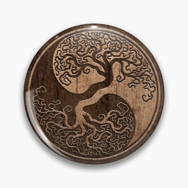 Item preview, Yin Yang Tree Wood Grain Effect designed and sold by JeffBartels.