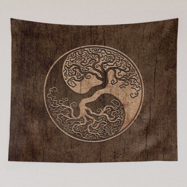 Item preview, Yin Yang Tree Wood Grain Effect designed and sold by JeffBartels.
