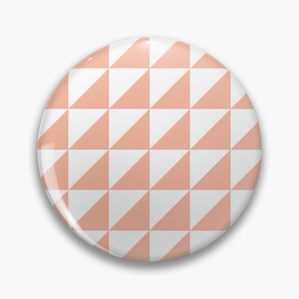 Item preview, White And Peach Triangle Mosaic Pattern designed and sold by pattern-archive.