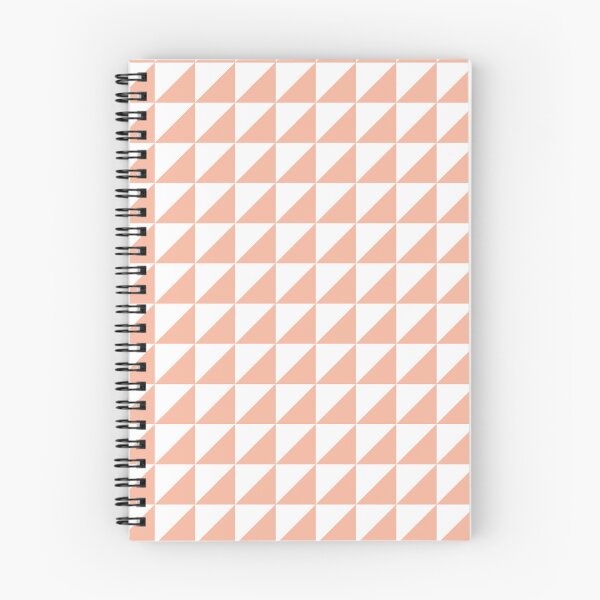Item preview, White And Peach Triangle Mosaic Pattern designed and sold by pattern-archive.