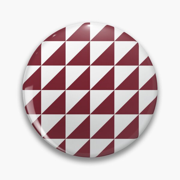 Item preview, White And Red Triangle Mosaic Pattern designed and sold by pattern-archive.
