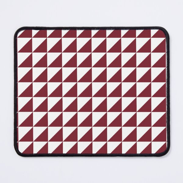 Item preview, White And Red Triangle Mosaic Pattern designed and sold by pattern-archive.
