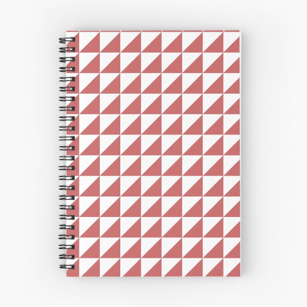 Item preview, White And Pastel Red Triangle Mosaic Pattern designed and sold by pattern-archive.