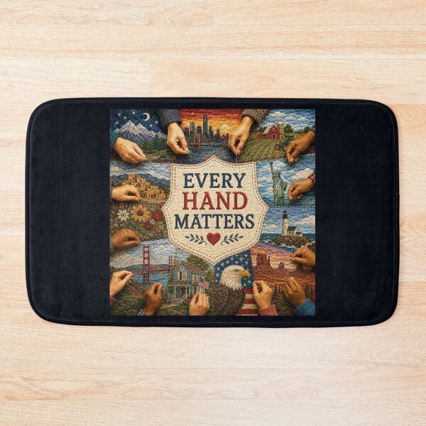 Item preview, ✂️ STITCHED TOGETHER COLLECTION ✂️- ❤️ - Every Hand Matters designed and sold by WheelieGdArt.
