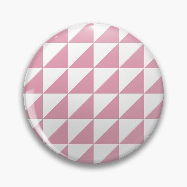 Item preview, White And Rose Triangle Mosaic Pattern designed and sold by pattern-archive.