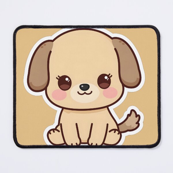 Item preview, cute brown dog designed and sold by MMateka.