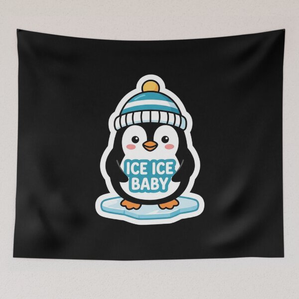 Item preview, Cute Baby Penguin Ice Ice Baby designed and sold by Owcomm.