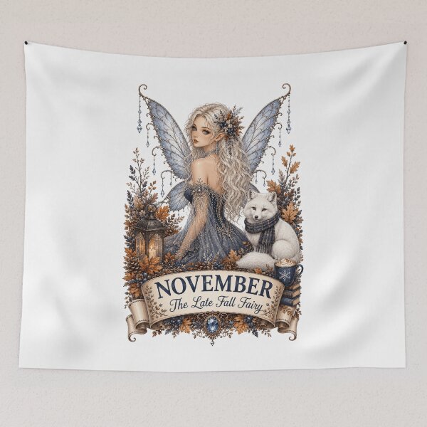 Item preview, November Late Fall Fairy Gothic Fantasy designed and sold by RoPrincess.