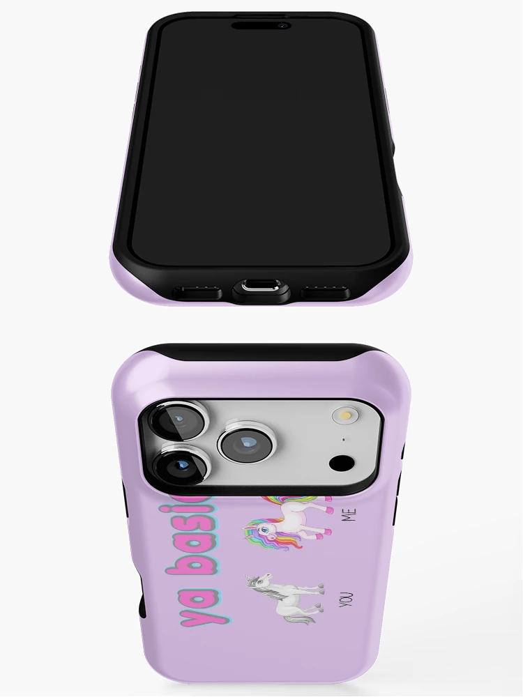 Thumbnail 3 of 4, iPhone Case, ya basic, ur basic, youre basic, basic, unicorn designed and sold by NostalgicSpirit.