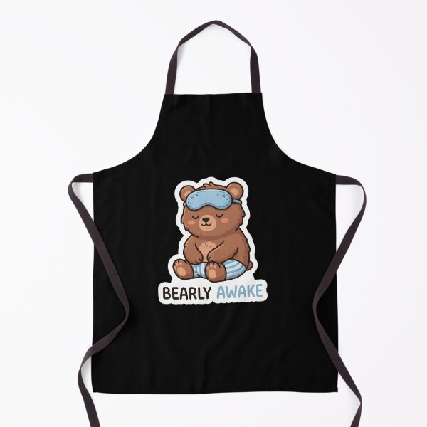 Item preview, Cute Sleeping Bear Bearly Awake Illustration designed and sold by Owcomm.